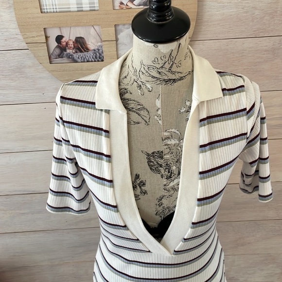 *🆕 Free People Stripped Top XS - Picture 2 of 4
